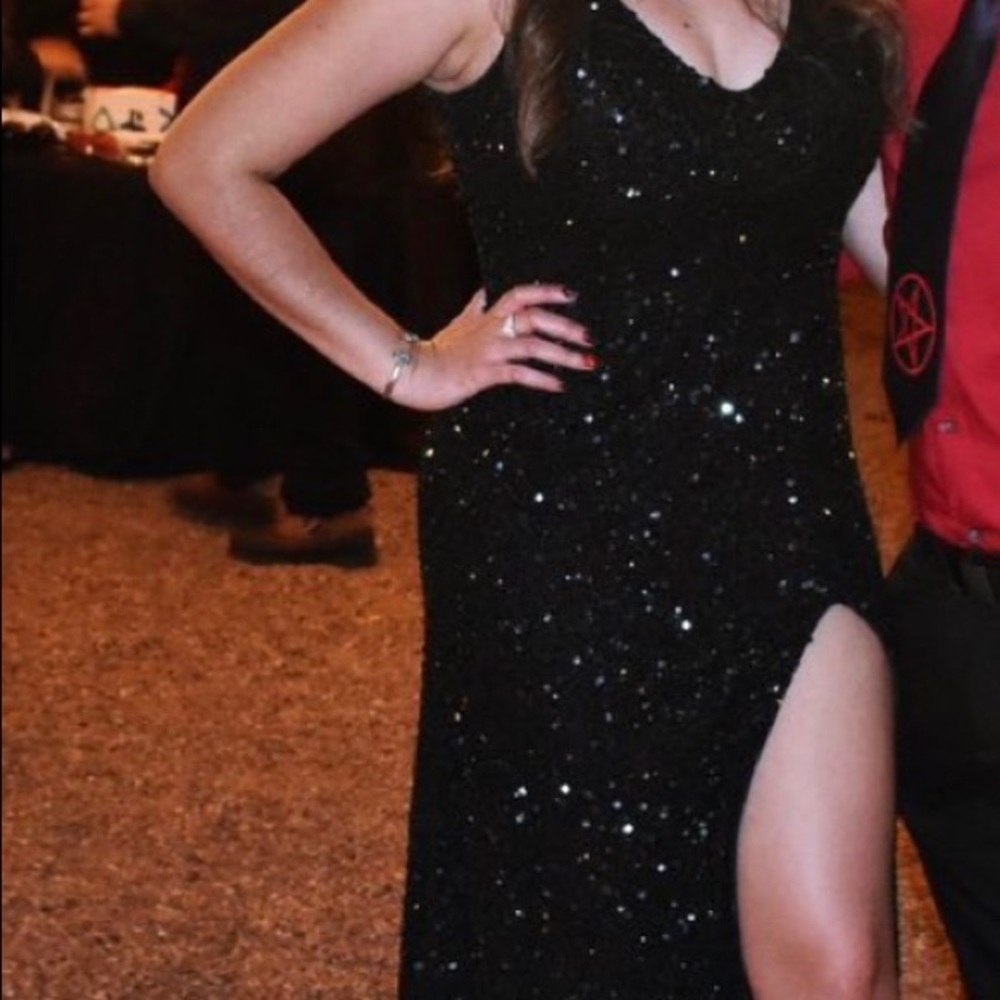 Very heavy beaded dress